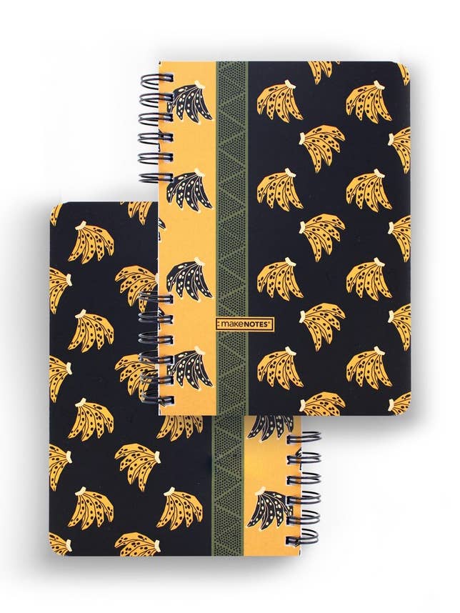 A6 spiral notebook 80 sheets TROPICAL VIBES for wholesale by MAKENOTES