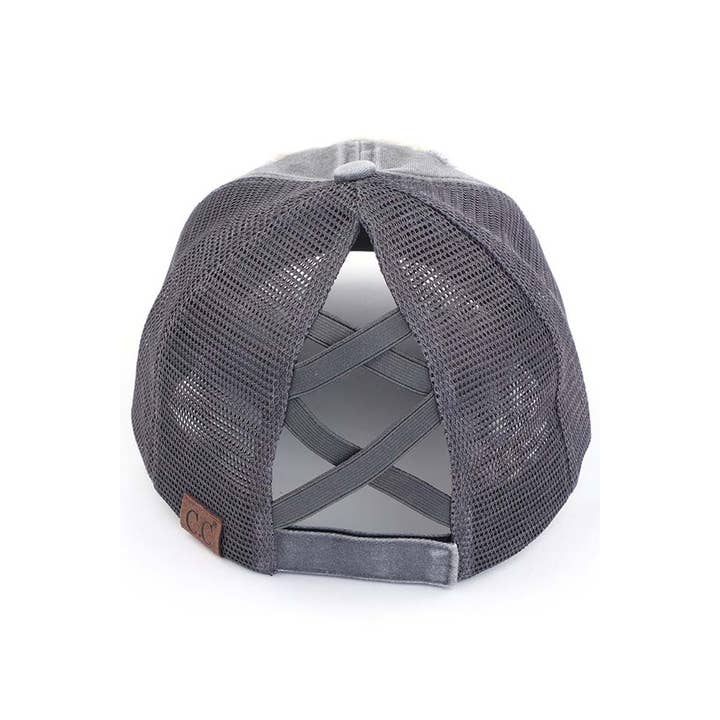 Hana - Vendita all'ingrosso Cappello per coda di cavallo - Donna - Cappellino in cavallino C.C Tequila Lime and Sunshine Patch3