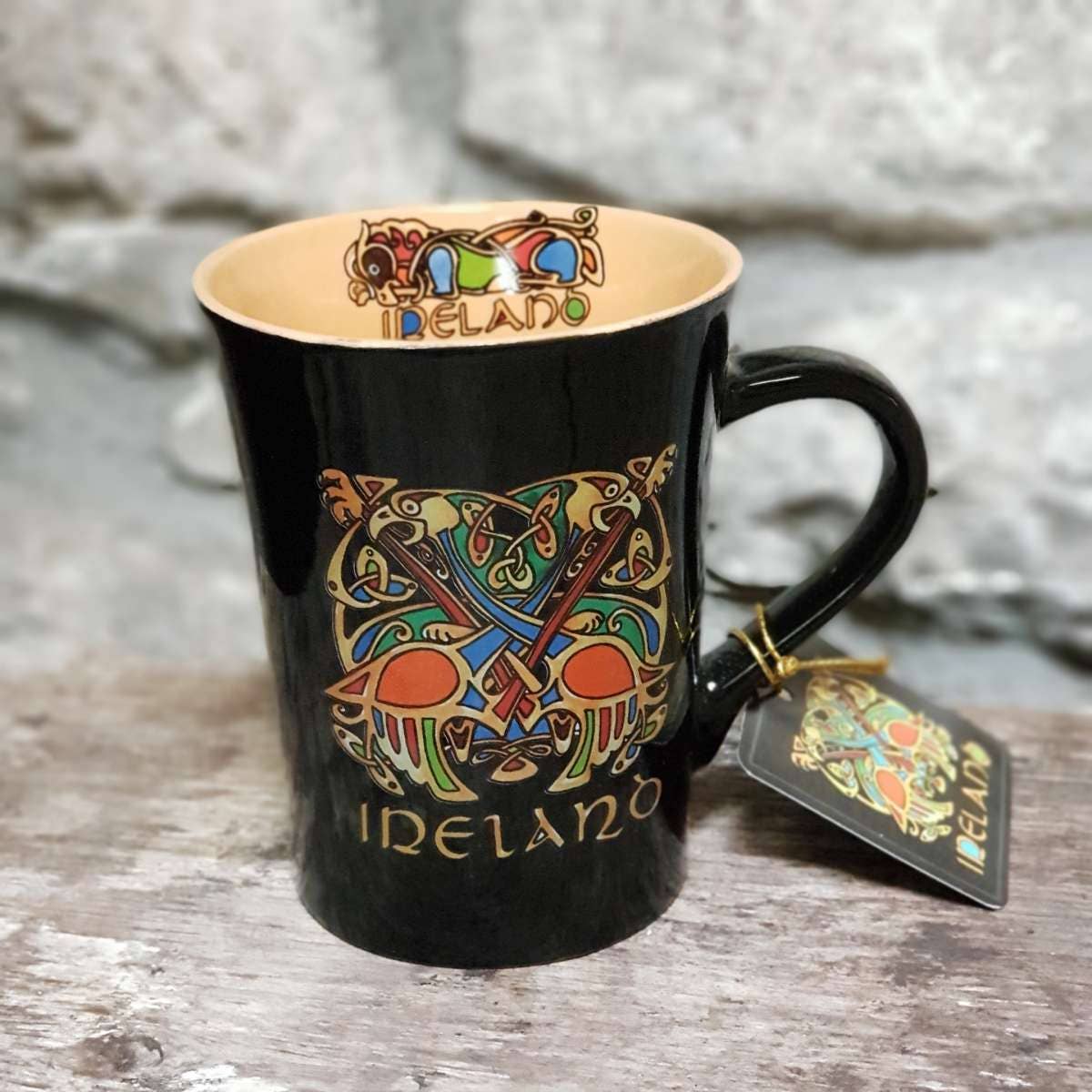 Dublin Gift Company - Wholesale Coffee Mug - Eternal Faith Black Celtic Mug1