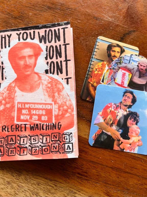 Raising Arizona Fanzine for wholesale by Bre’s Tiny Print Shop