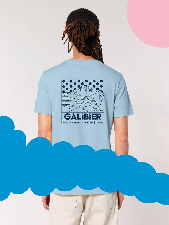 Col du Galibier Cycling T-Shirt for wholesale by Heyworth Design Company