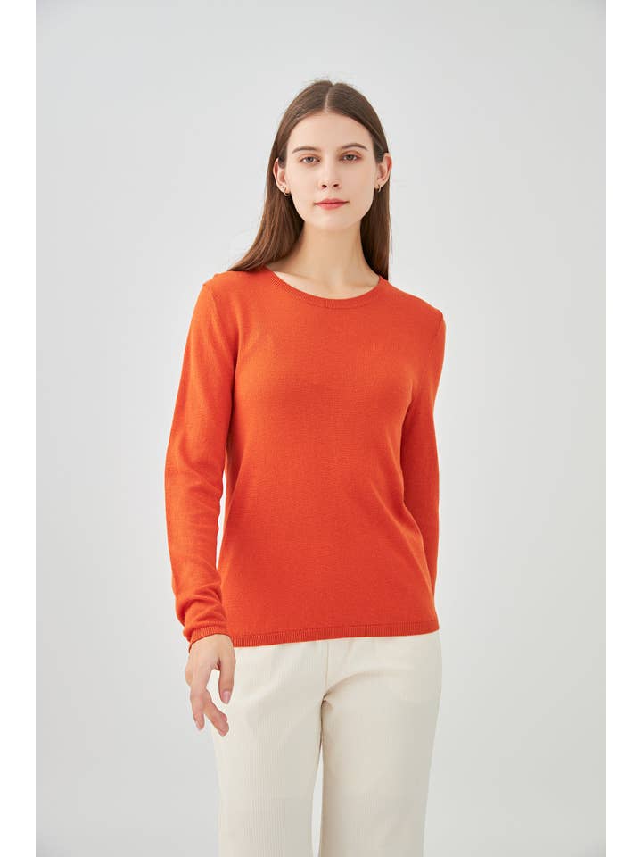 jw.atelier - Wholesale Pullover-trui - Dames - Ronde hals trui van zijde en kasjmier19