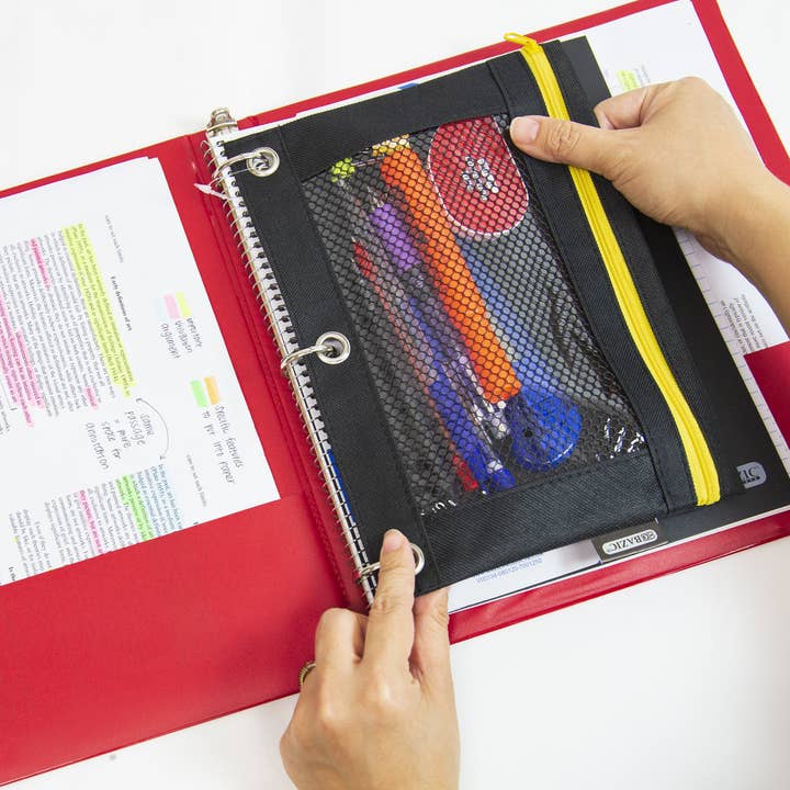 Luna Office Supply - Everyday Essential - Wholesale Binder - 1" Asst. Color 3- Ring Binder w/ 2-Pockets3