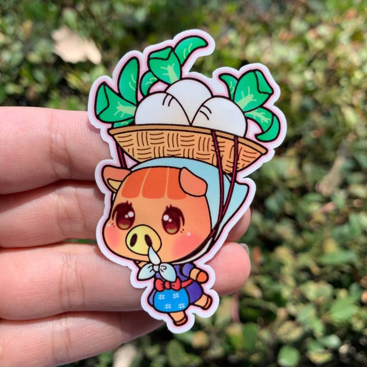 Trash Goblin – Engroshandel Klistermærke – Daisy Mae Animal Crossing Vinyl Sticker/Nye horisonter/ACNH/majroer/Stonks/Vandtæt1
