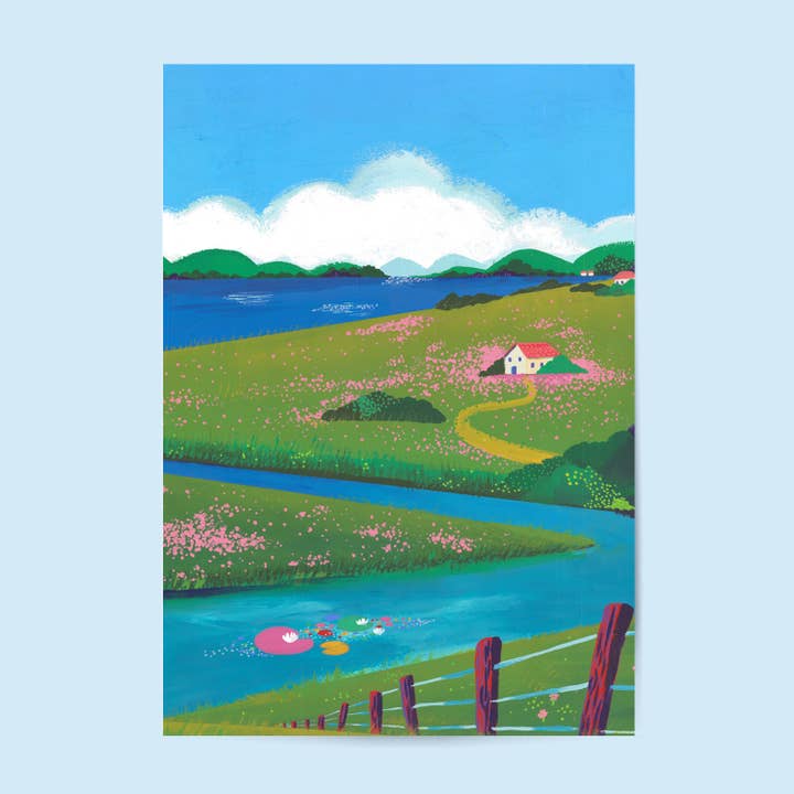 Tiragem de Arte - No Campo por atacado de Hello couleur