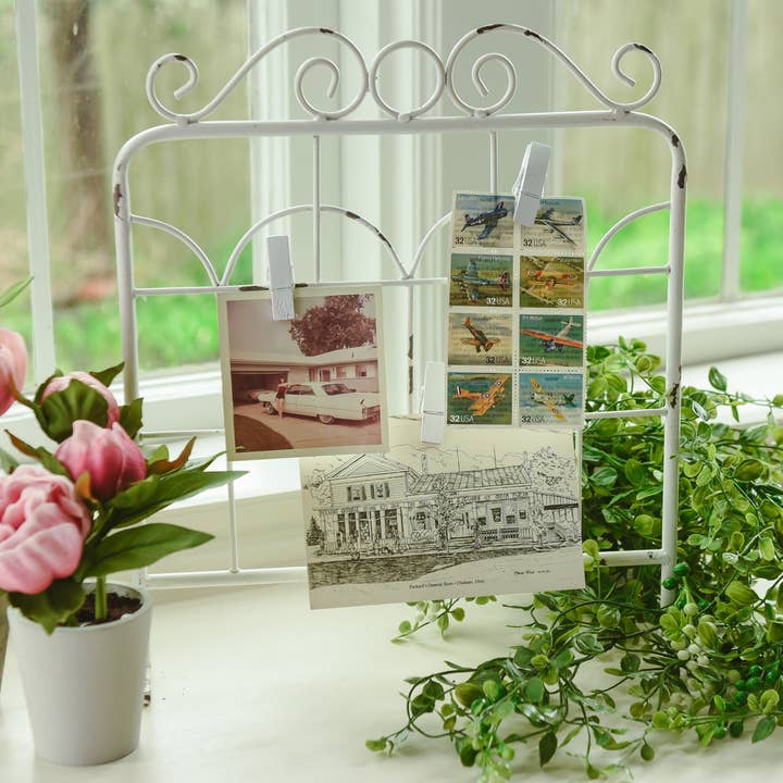 Ragon House - Wholesale Decorative Tabletop Object - 14" WHITE TABLETOP GATE2