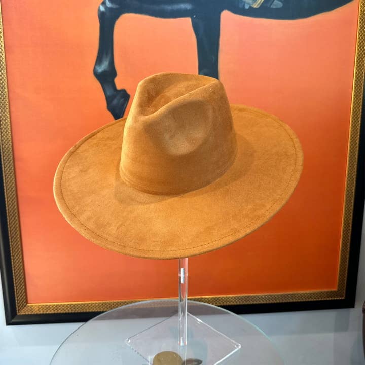 Queens INC - Wholesale Fedora - Women's - Best seller Fashion Classic Wide Brim Suede Premium Hat