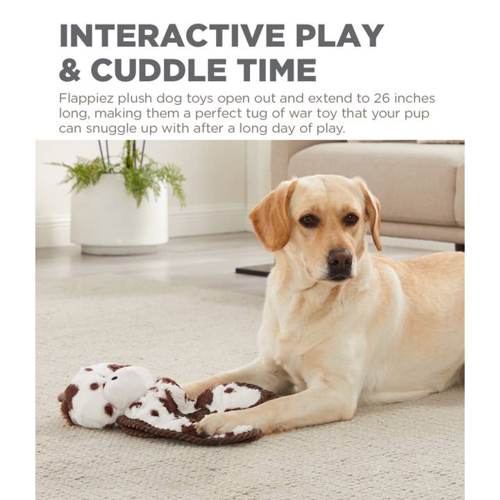 Pet Palette Distribution - Wholesale Pet Plush Toy - Dog - Outward Hound Cuddle Tugs Cow Plush Dog Toy