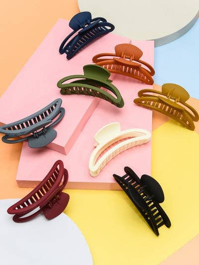 EXTRA LARGE MATTE LUXE HAIR CLAW CLIPS | 40H442 for wholesale by JOSSLYN by wall to wall