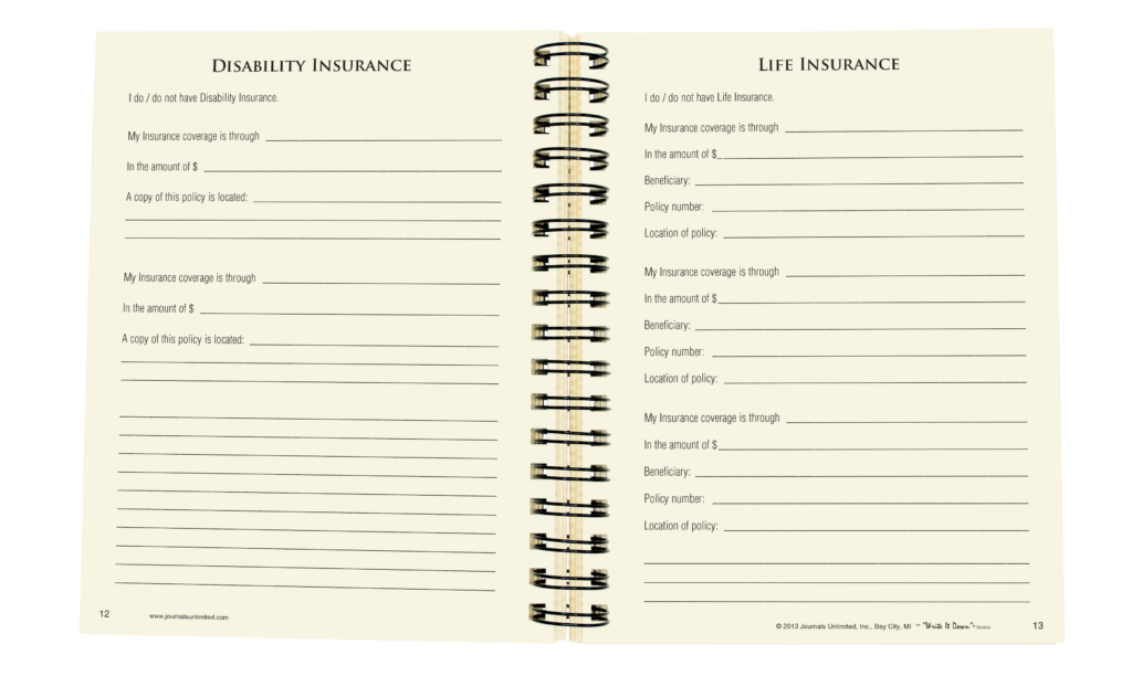 Journals Unlimited - Wholesale Journal/Diary - When I'm Gone Journal - Final Wishes (Kraft)6