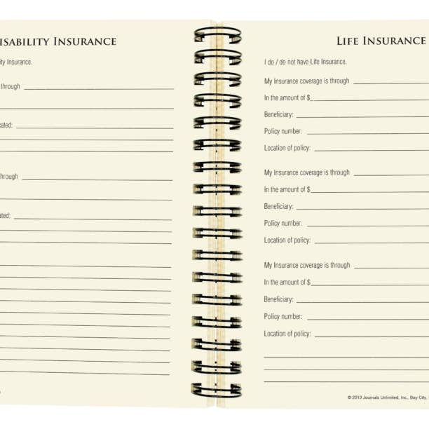 Journals Unlimited - Wholesale Journal/Diary - When I'm Gone Journal - Final Wishes (Kraft)6