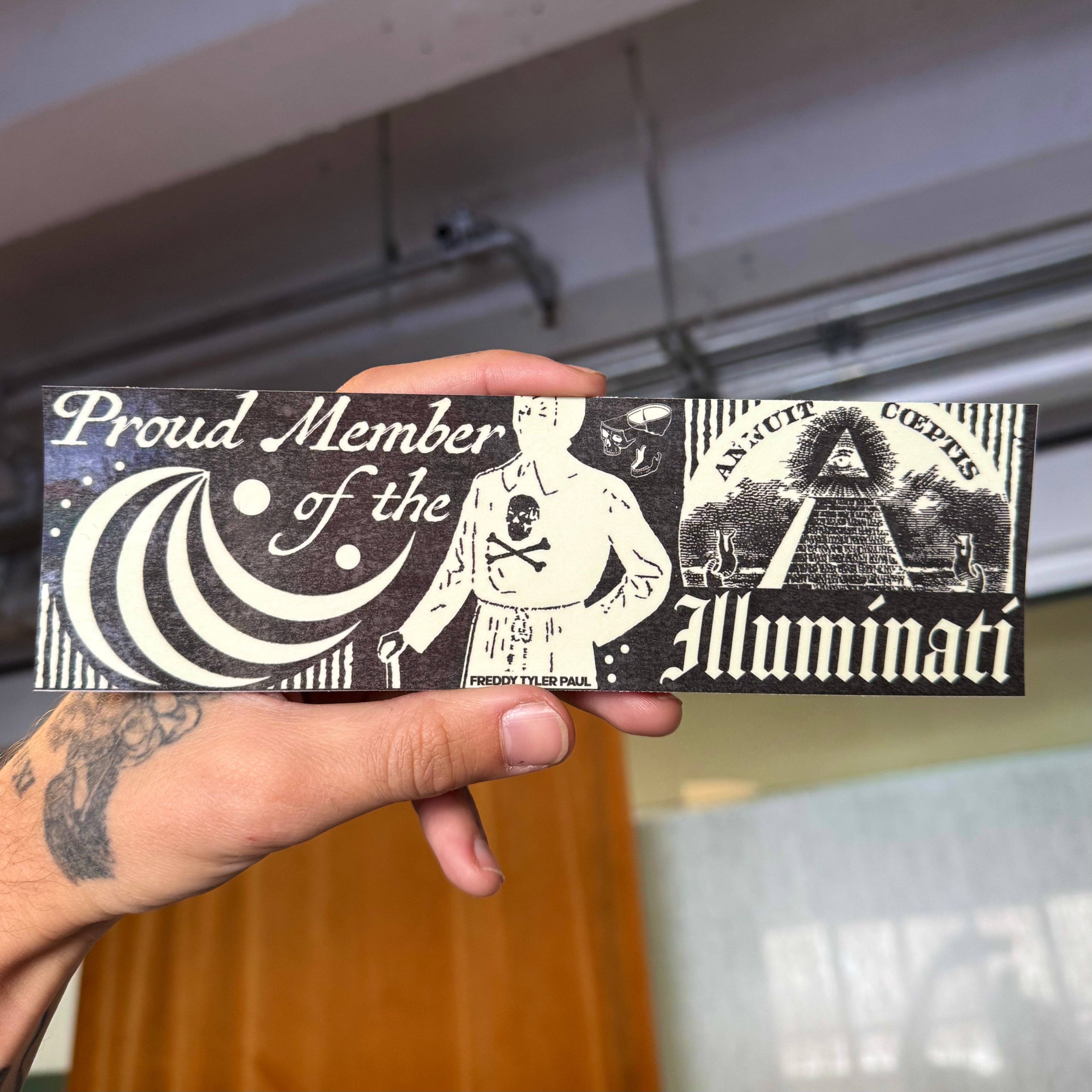 Freddy Tyler Paul - Wholesale Sticker - 'Illuminati' Sticker0