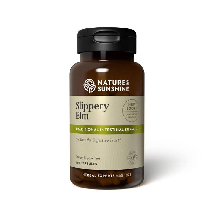 Natures Basket - Wholesale Oral Supplement/Vitamin - Nature's Sunshine Slippery Elm 360mg 100c