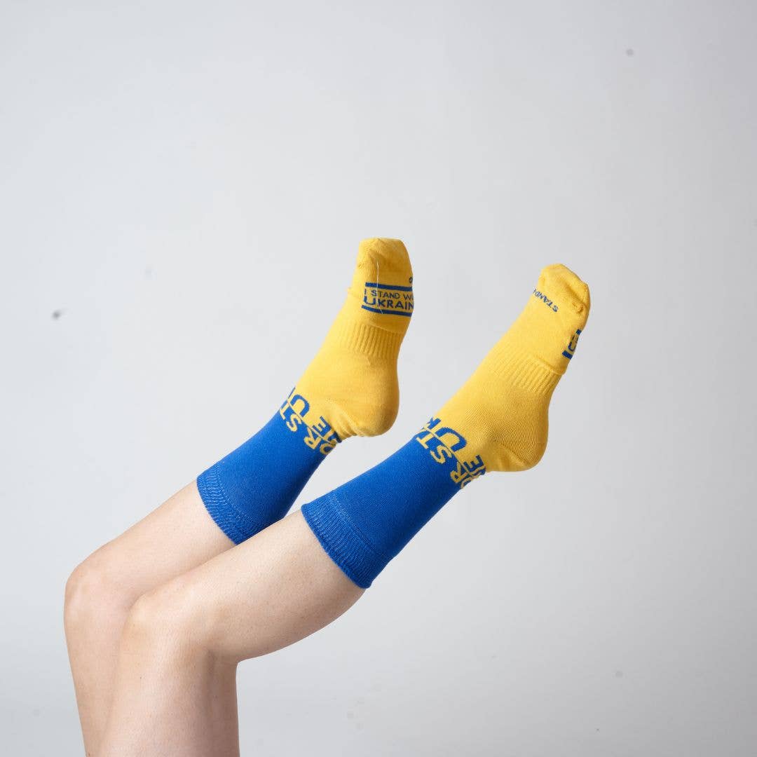 Stand4 Socks – wholesale Socks – Unisex – Stand4 Ukraine Sock2