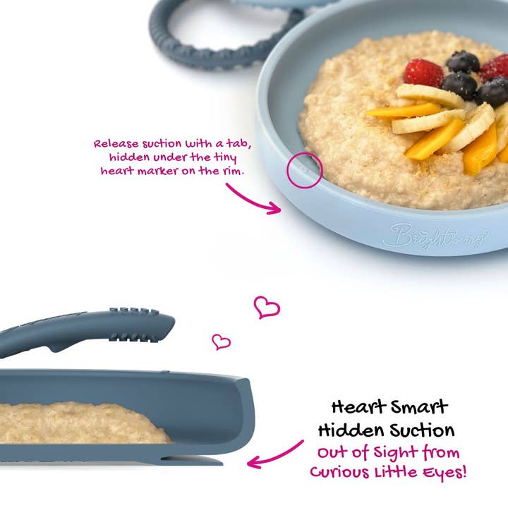 Brightberry - Wholesale Dinner Plate - Kids & Baby - Easy-Scooping Suction Plate4