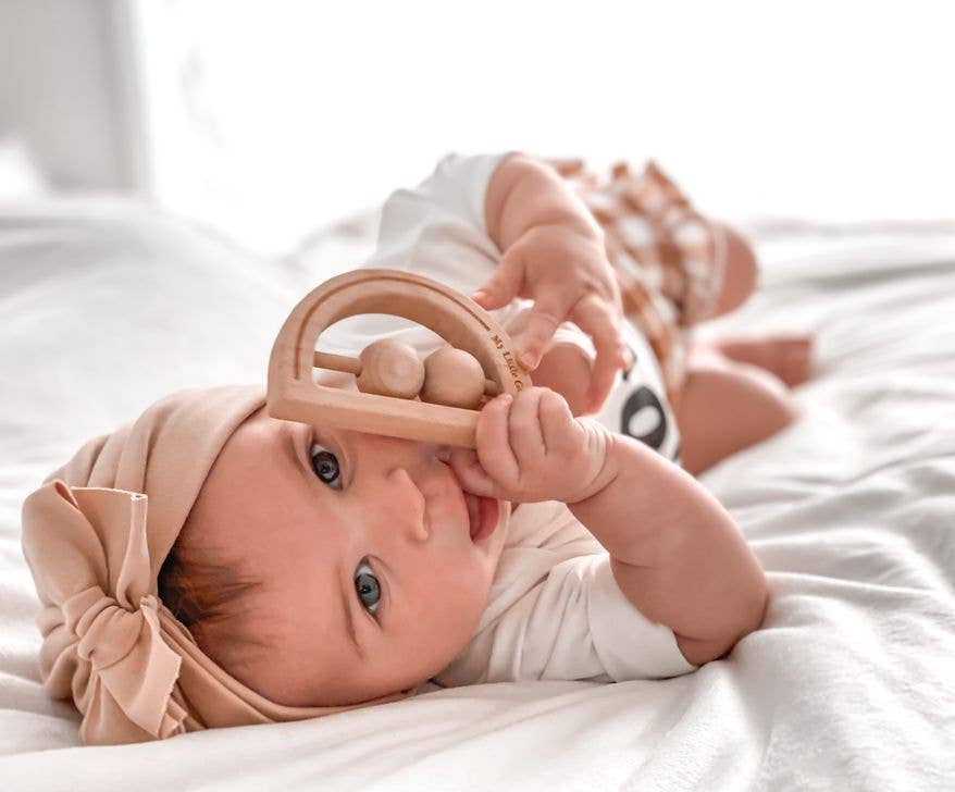 My Little Giggles - Vente Hochet mobile – bébé - Hochet de dentition arc-en-ciel3