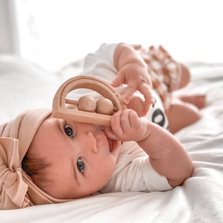 My Little Giggles - Vente Hochet mobile – bébé - Hochet de dentition arc-en-ciel3