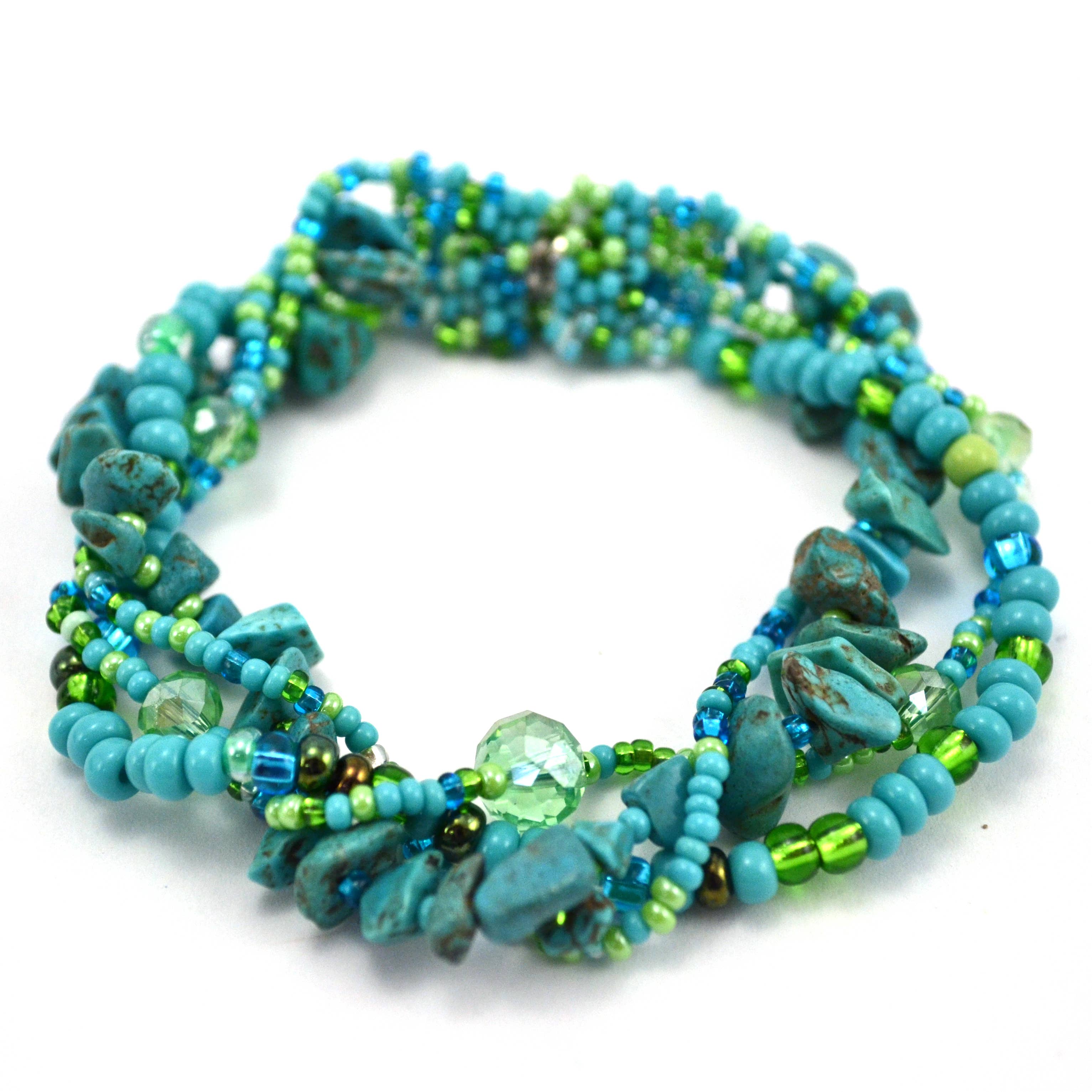 Lucia's Imports - Wholesale Beaded Bracelet - Small Rock Candy Magnetic Bracelet9