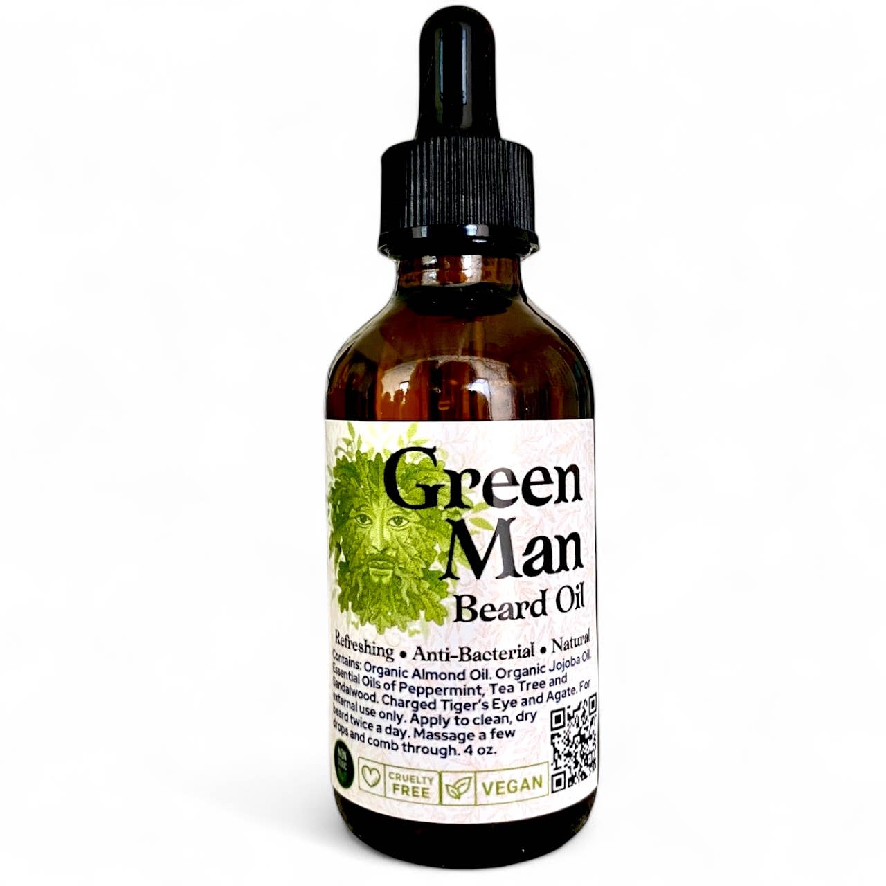 Raven’s Hearth – wholesale Beard styling product – Green Man Beard Oil | Spruce & Musk | Hydrating | Dad Gift0