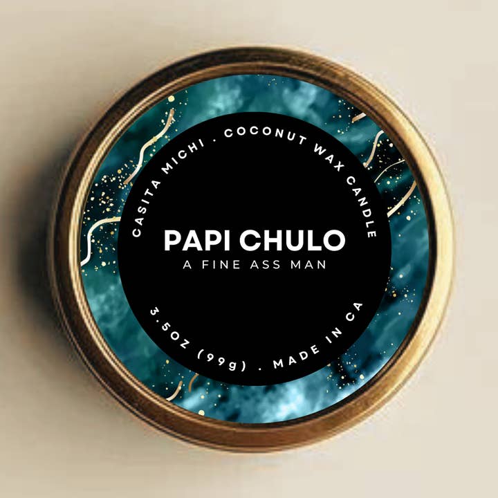 A Fine Ass Man (PAPI CHULO) Candle Tin, 3.5oz for wholesale by CASITA MICHI