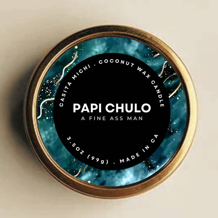 A Fine Ass Man (PAPI CHULO) Candle Tin, 3.5oz for wholesale by CASITA MICHI