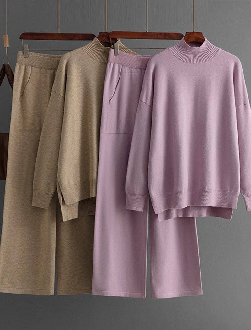 safistyle - Wholesale Lounge Set - Women's - Knitted Top and Pants Set15