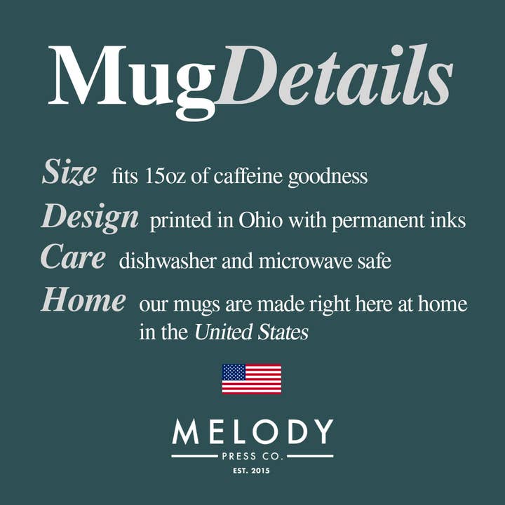 Melody Press Co. - Wholesale Coffee Mug - Custom Lake Map Lake Coffee Mug1