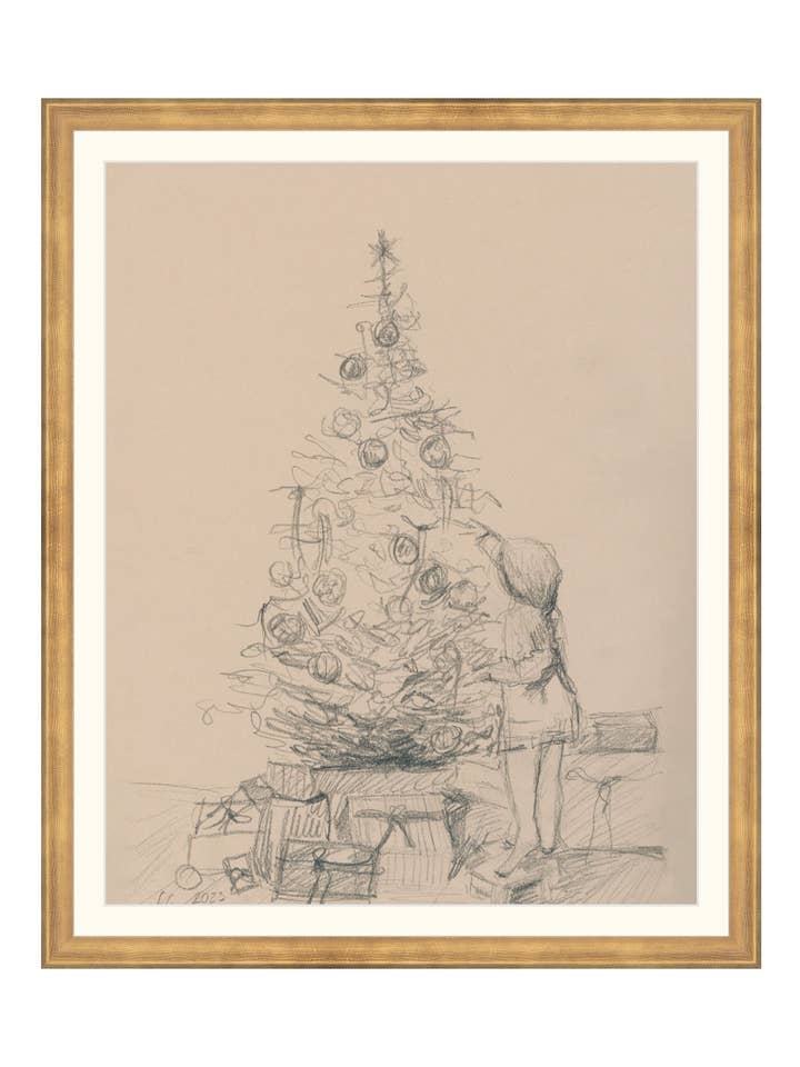 Fille sous l'arbre pour la vente par Splendus