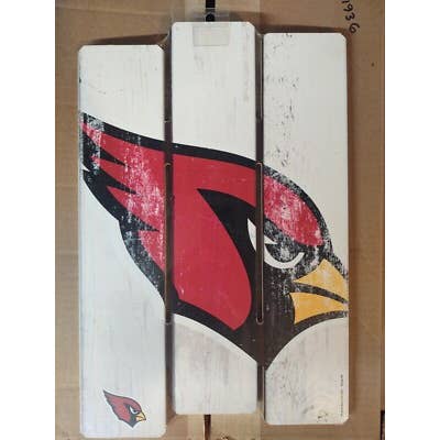 NFL Arizona Cardinals 11x17" Houten Hekbord voor wholesale door Majestic Sports