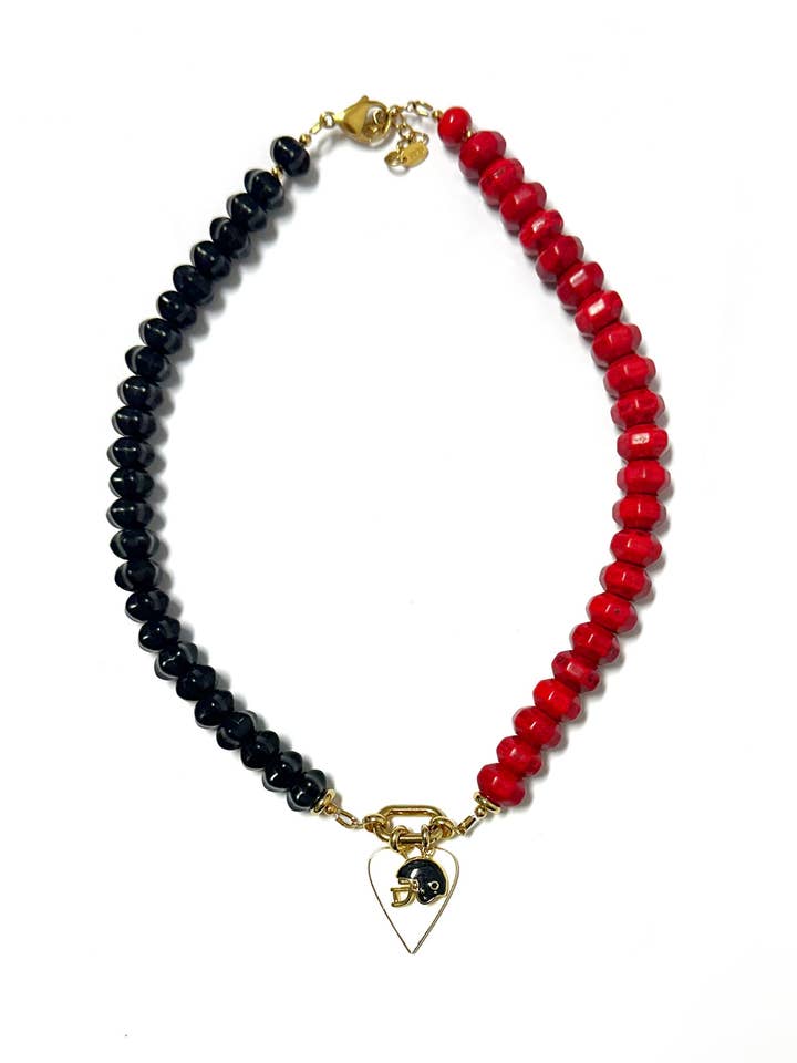 Chancey 16" perlehalskæde med 2,5" vedhæng for engroshandel hos Betsy Pittard Design LLC