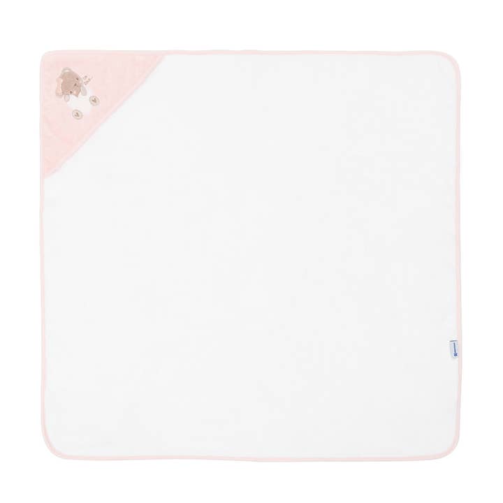 Dreamy Flight Handduk med Huva 90/90 Cm Rosa för wholesale av Kikkaboo