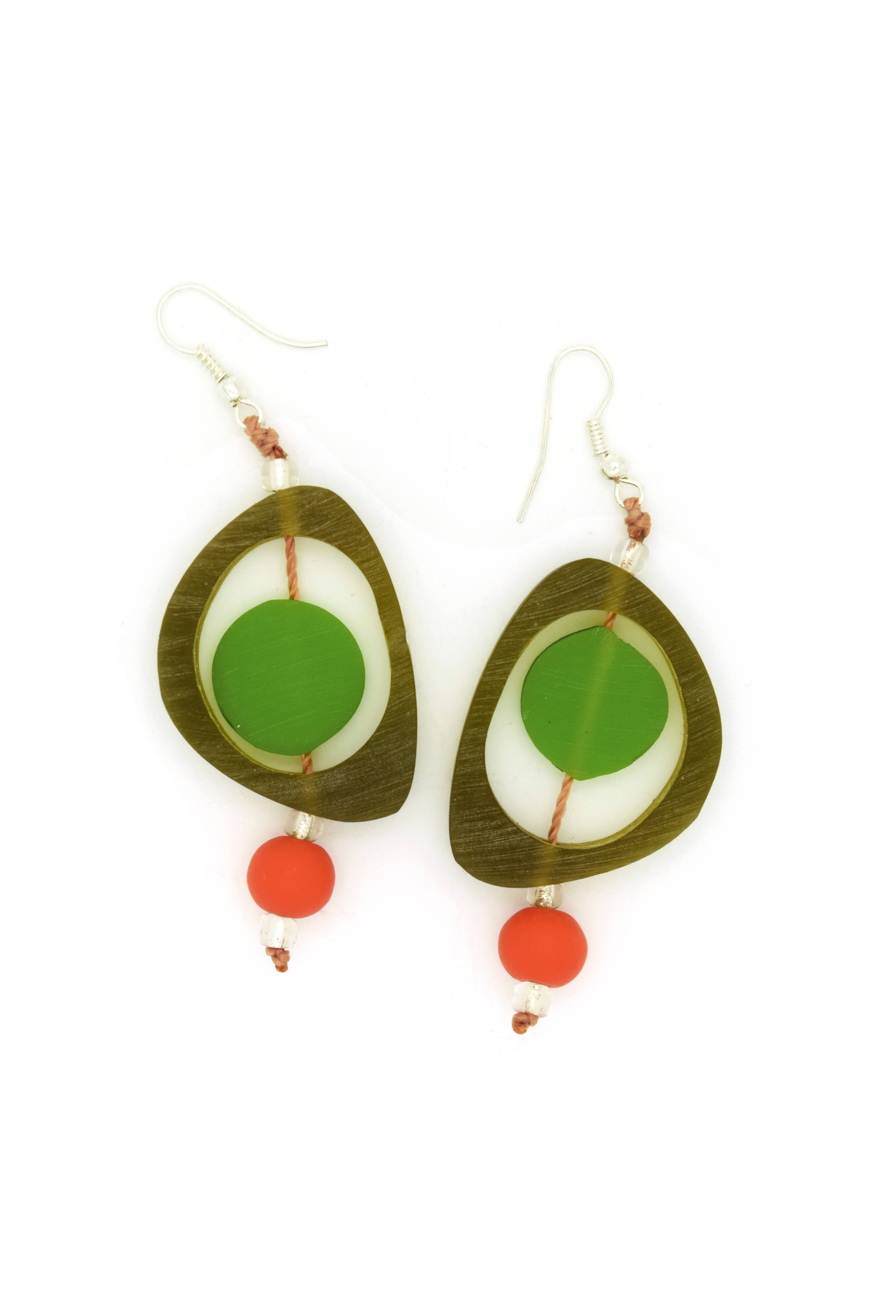 Nusantara Inc. - Wholesale Dangle Earrings - Diwali Resin Earrings-0280315