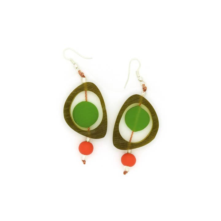 Nusantara Inc. - Wholesale Dangle Earrings - Diwali Resin Earrings-0280315