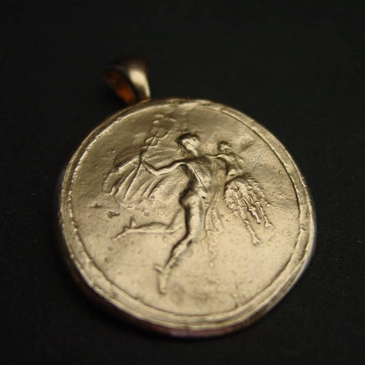 Vis a Vis Jewelry - Wholesale Individual Charm/Pendant - God Hermes and Tyche Cameo Pendant5