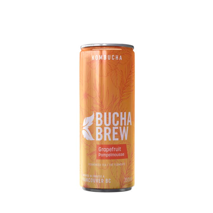 Grapefruit Kombucha for wholesale by Bucha Brew