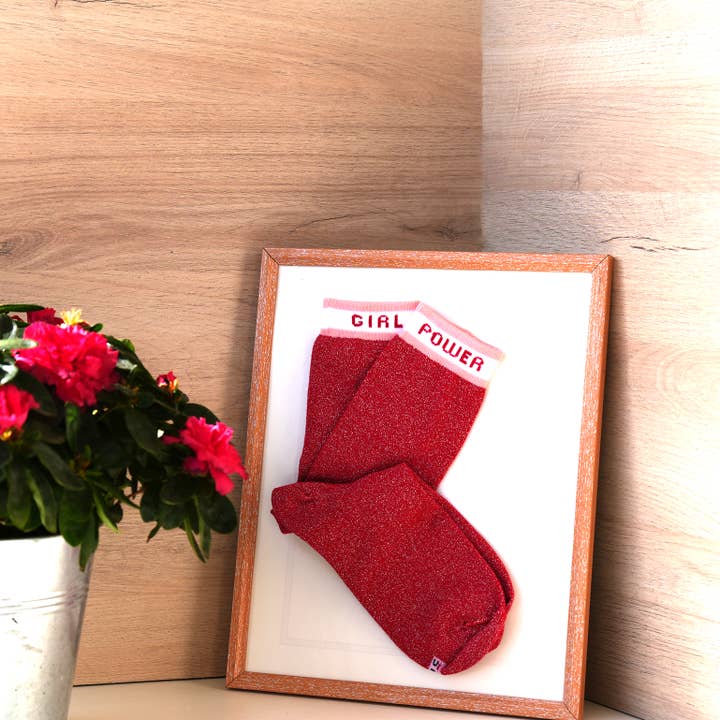 Maison Causettes - Wholesale Socks - Kids - Lurex organic cotton children's socks - Margaux Power3