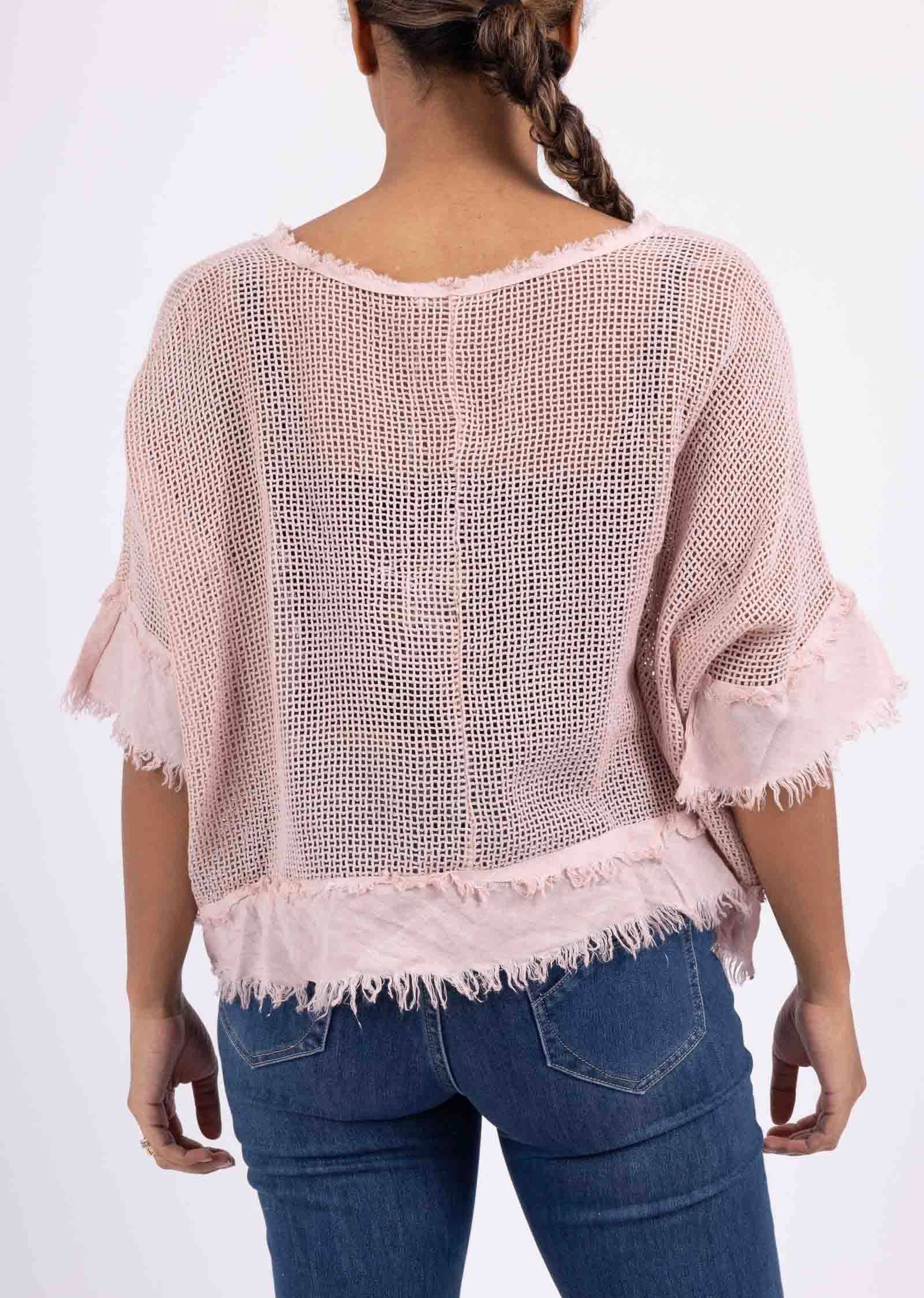 LINEN & COTTON HOUSE – Großhandel Bluse – Damen – TOP AUS BAUMWOLLSTRICK 23911 100 % BAUMWOLLE19