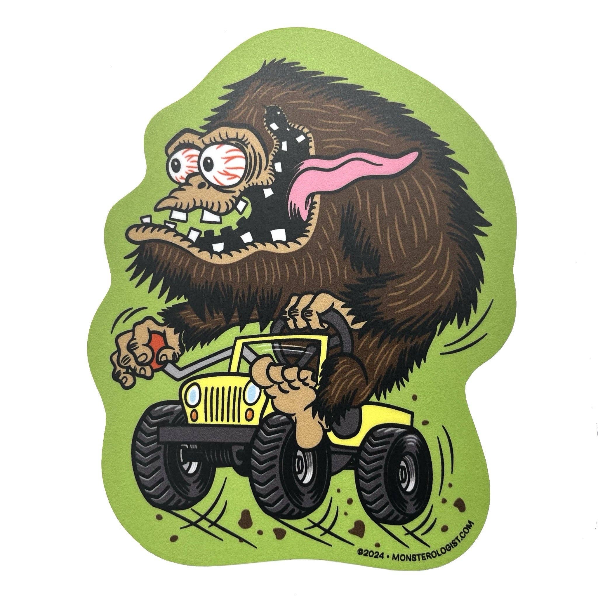 Monsterologist - Wholesale Sticker - Gone Squatchin' sticker0