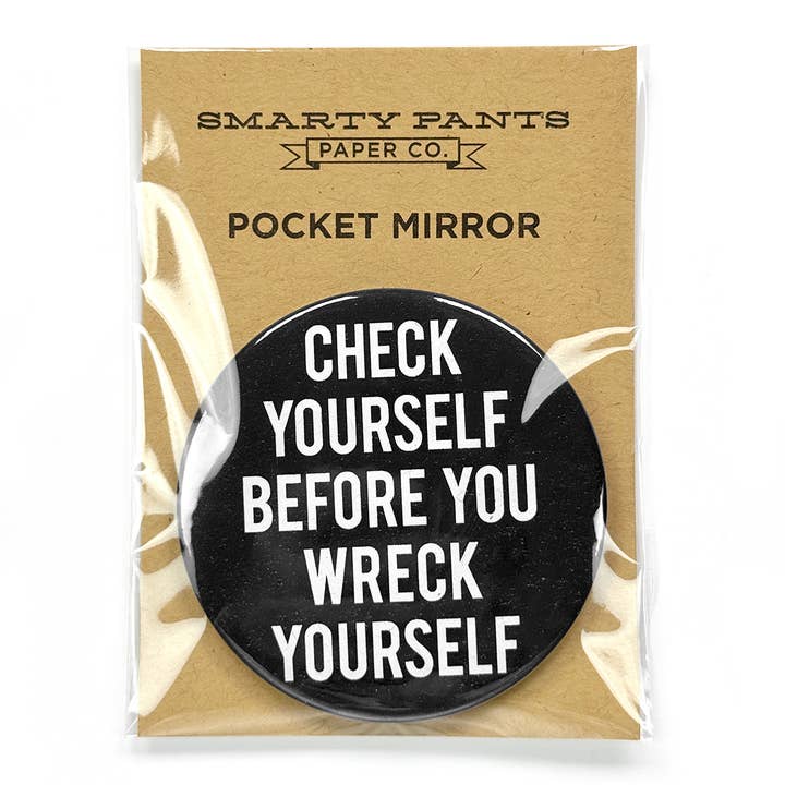 Smarty Pants Paper – Espelho de bolso por atacado – Espelho de bolso Check Yourself4