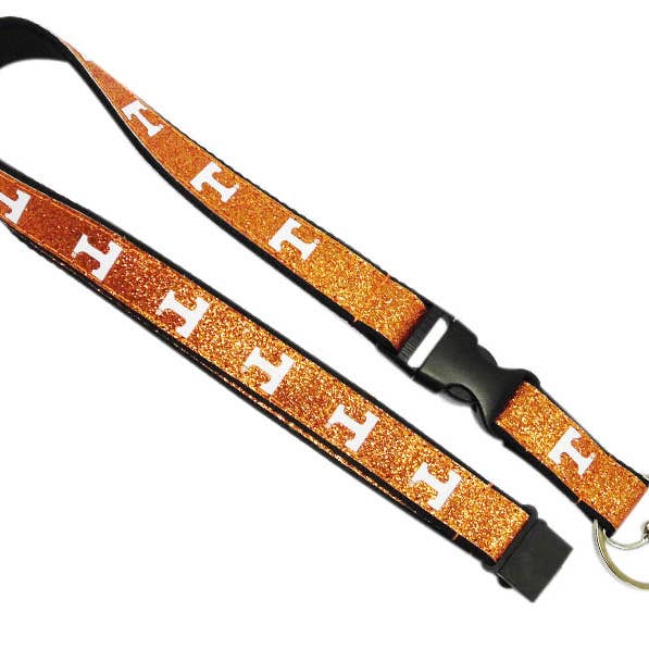 Tennessee Volunteers Keychain Lanyard Glitter for wholesale by Jenkins Enterprises