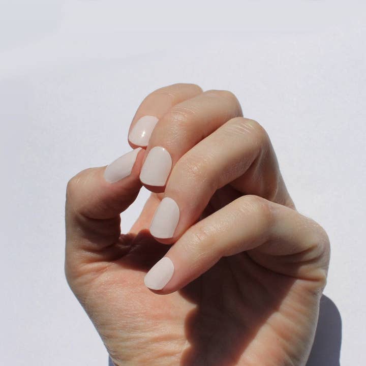 Marshmallow World Semi-Cured Nail Wraps for wholesale by So Gloss