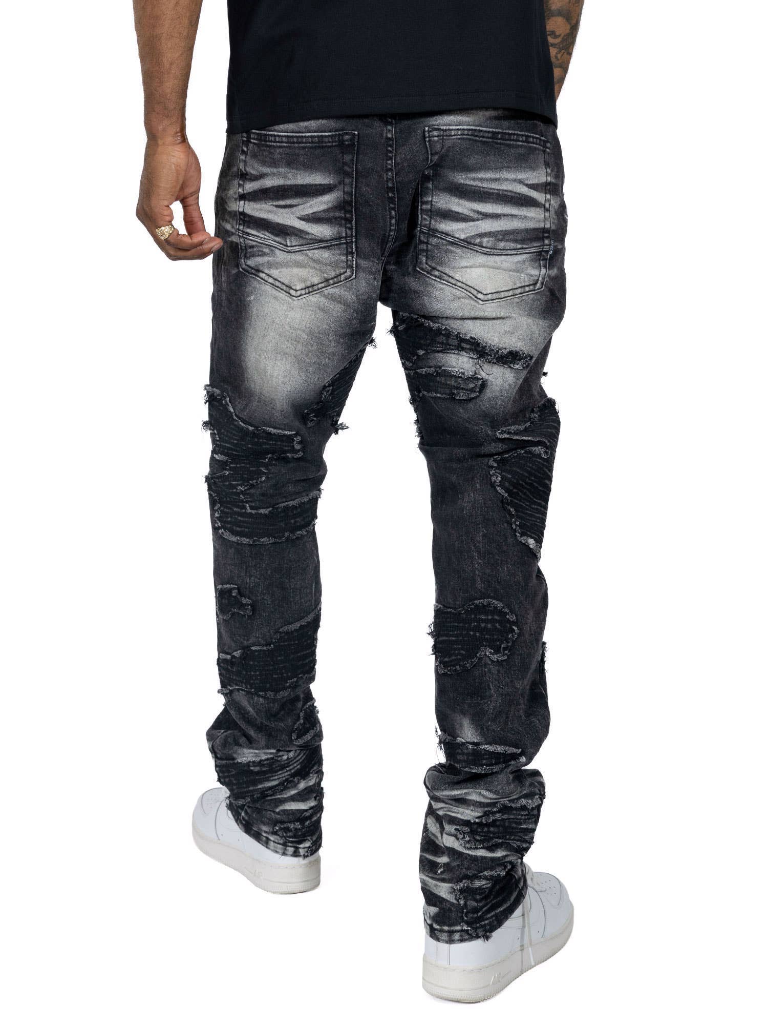 M1781 Prato Jeans - Black Wash for wholesale on Faire1