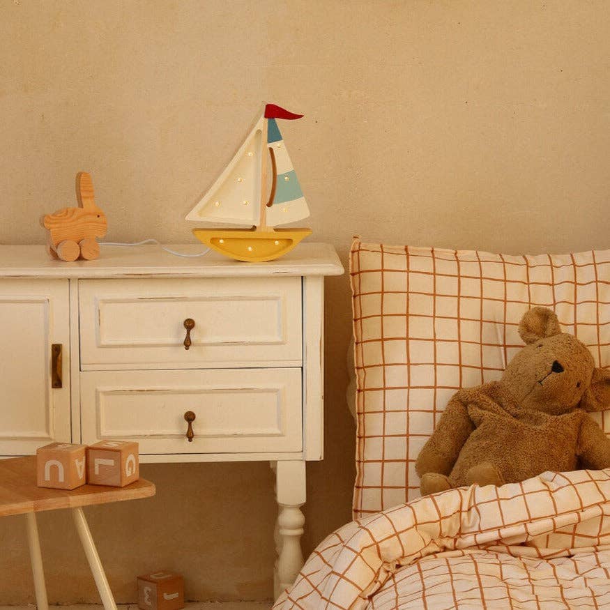 Little Lights - Wholesale Night Light - Kids & Baby - Little Lights Mini Sailboat Lamp3