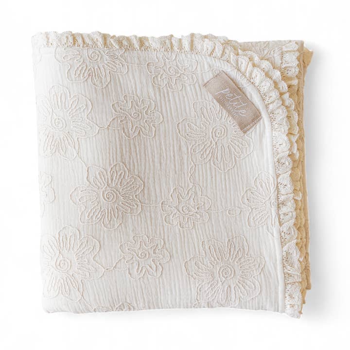 Muslin Blanket / Natural Embroidered and other Purchase Wholesale embroidered blankets. Free Returns & Net 60 Terms on Faire trending on Faire.