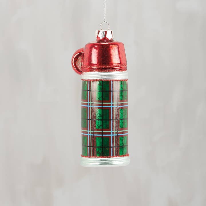 Thermos Glass Ornament for wholesale by Primitives by Kathy