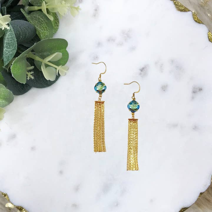 Magnolia & Peach Jewelry Boutique, LLC - Wholesale Tassel Earrings - Juliette Tassel Earrings0