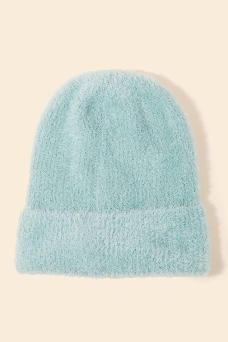 Anarchy Street - Wholesale Beanie - Women's - Assorted Color Fuzzy Ribbed Beanie11