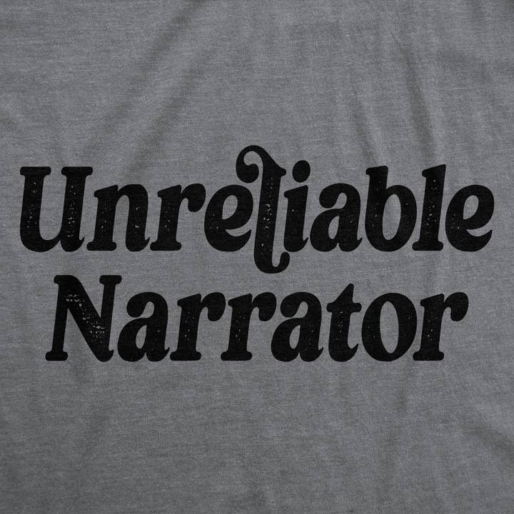 Unreliable Narrator Women's T Shirt for wholesale on Faire1
