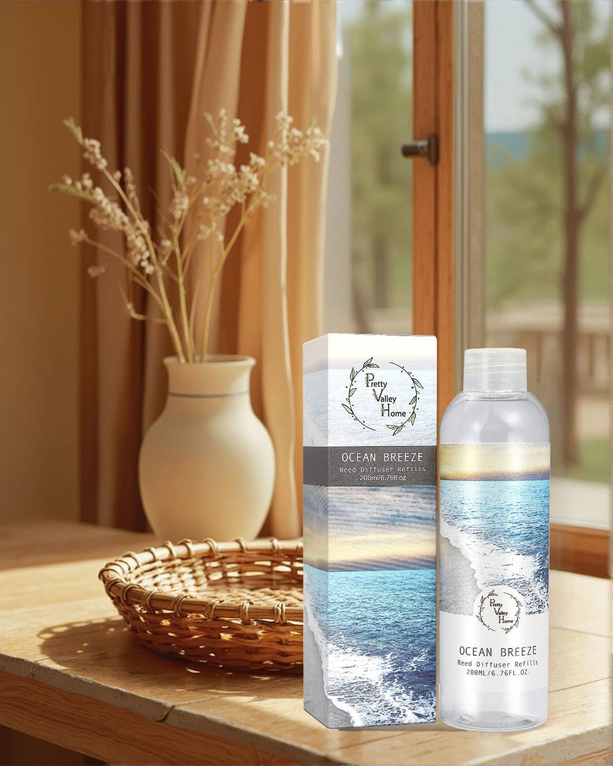 Pretty Valley Home - Wholesale Fragrance Oil - 200ml/6.76 Fl.Oz Reed Diffuser Refill, Fragrance Oil5