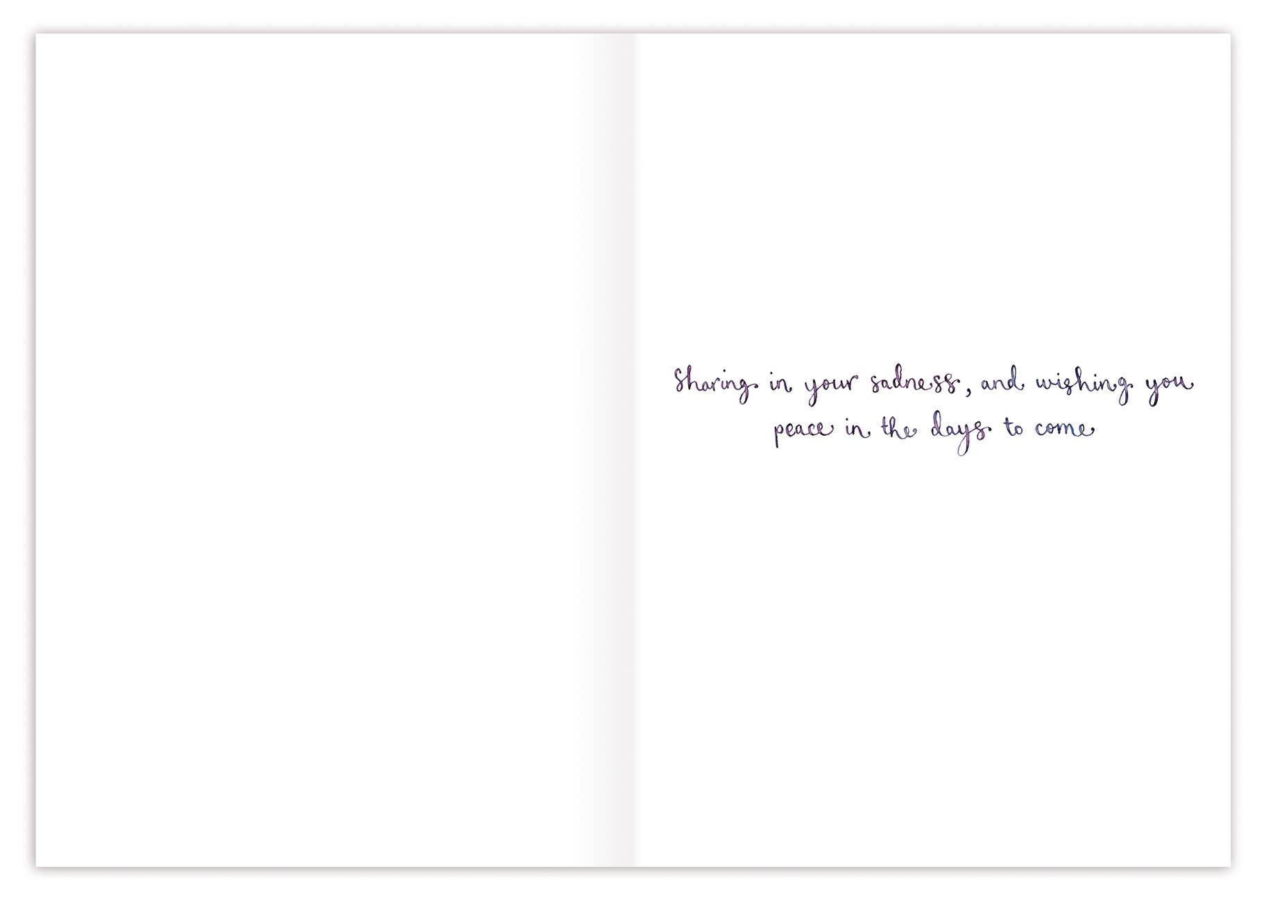 Biely & Shoaf - Vente Carte de condoléances - Carte de condoléances « Cornflowers Sending Love »1